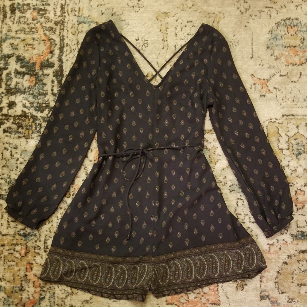 Lush brand Paisley Romper